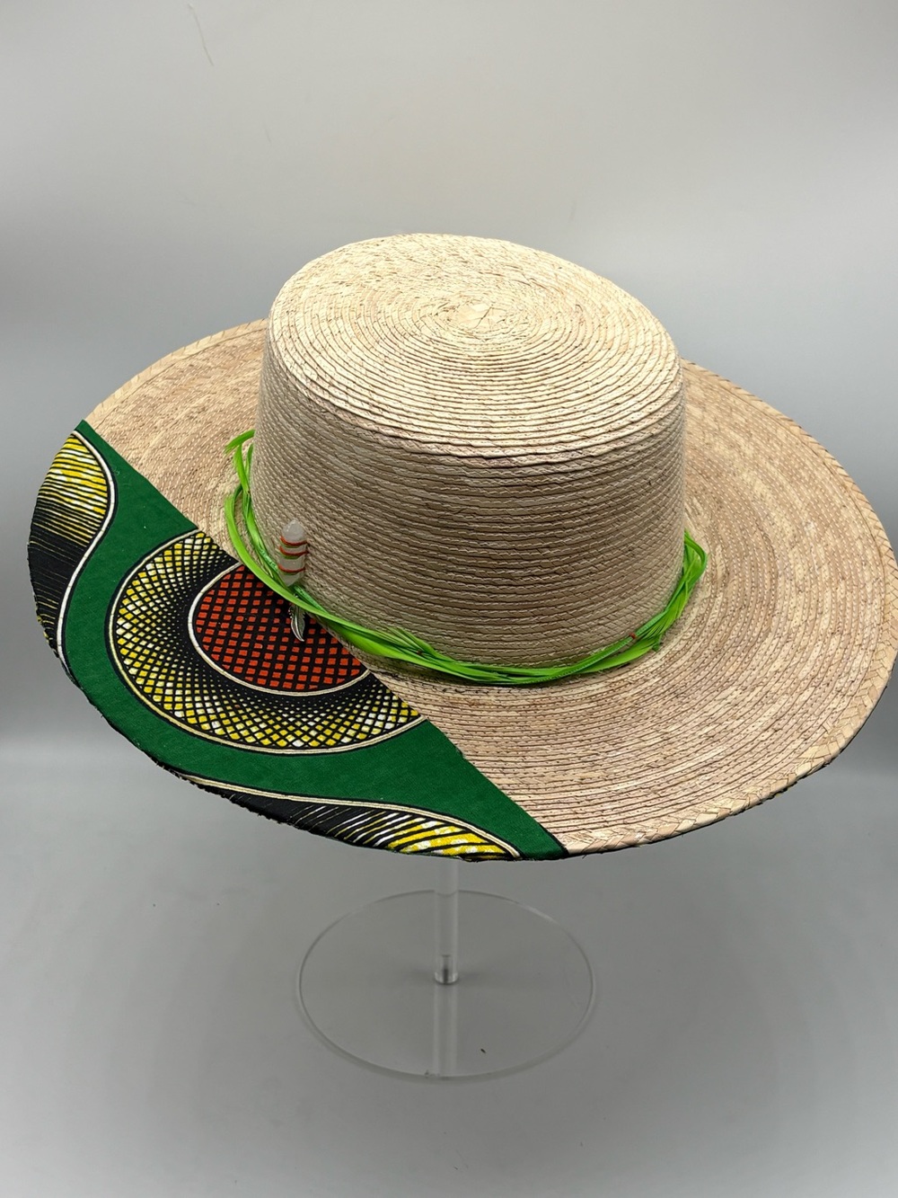 Ankara Print Palm Cordobès Hat